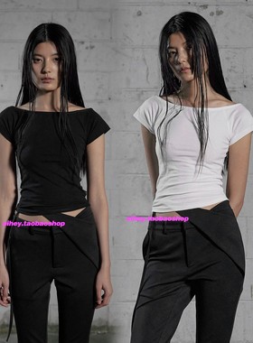 eihey诶嘿夏季简约基础款纯色显气质百搭短款短袖T恤女修身上衣女