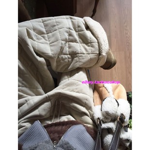 女 长裤 eihey诶嘿冬季 华夫格拼接百搭加厚暖和抗寒松紧腰休闲棉裤