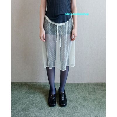 蕾丝半裙叠穿百搭显瘦纱帘