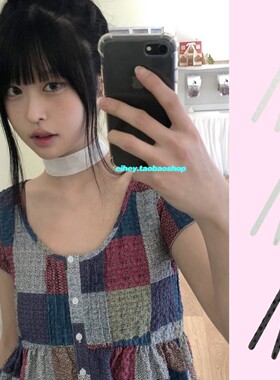 eihey诶嘿26夏季日系复古少女感机能风星星装饰小围巾百搭细围巾