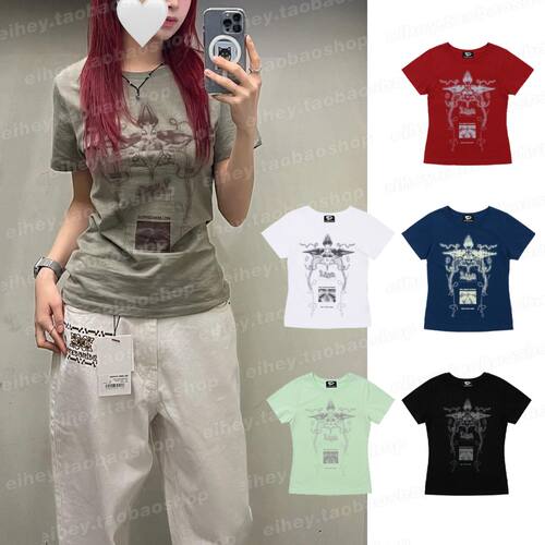 eihey诶嘿显瘦短袖T恤上衣女