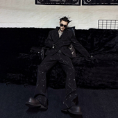 西裤 男廓形西装 演出服二件套 高级银色亮面流星雨西服套装 牧羊帅