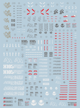 包邮 EVO MG 1/100 RM 强袭 突击 空装强袭   高达模型 水贴 包邮