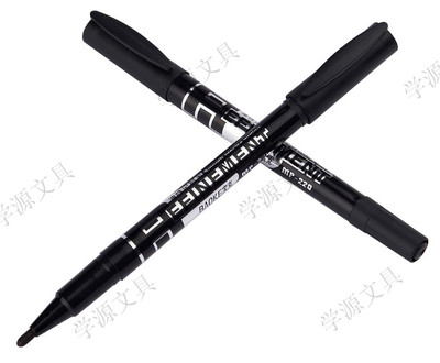 宝克记号笔MP-220 小双头油性笔勾线笔光盘笔小油笔 办公文具