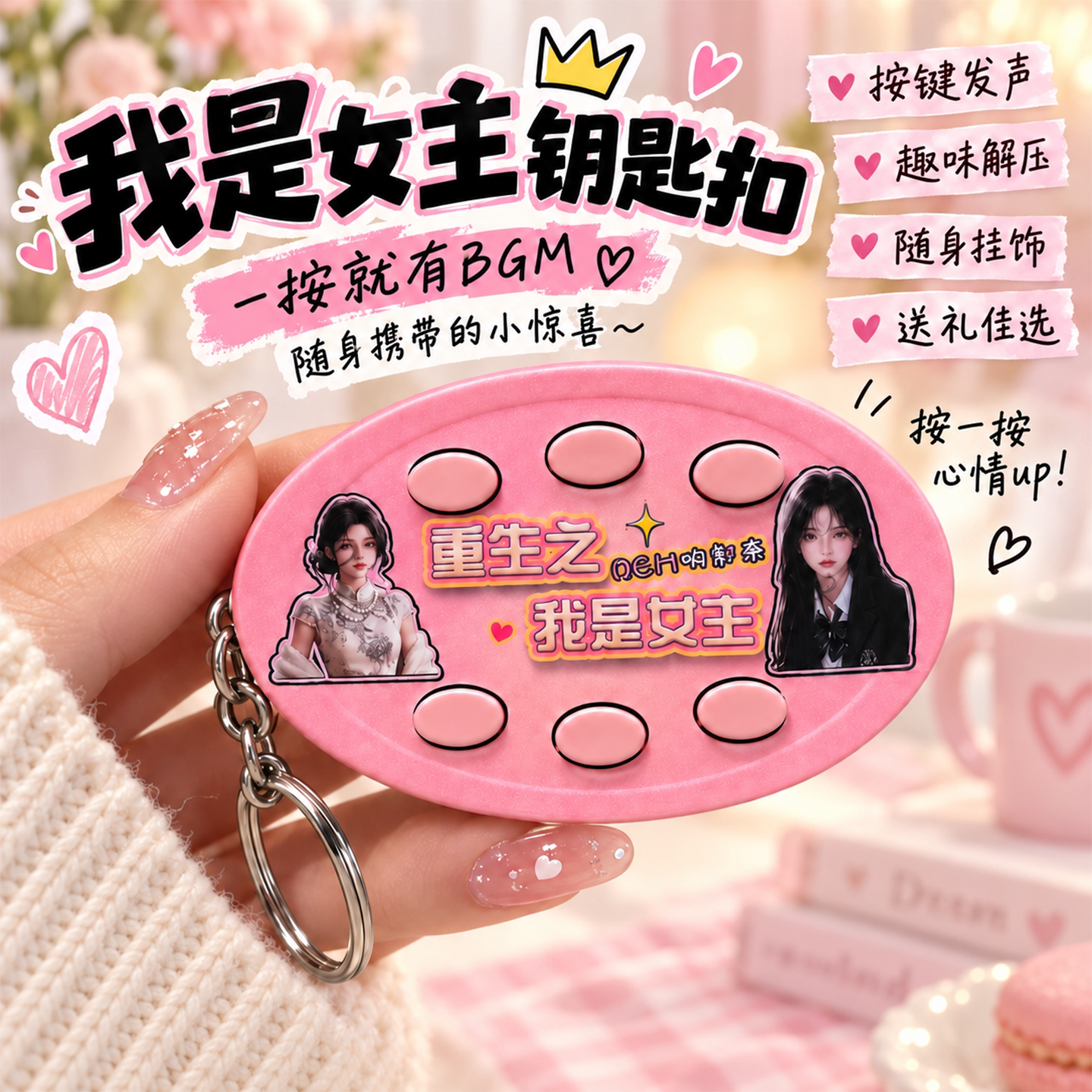重生之我是男女主语音六按键钥匙