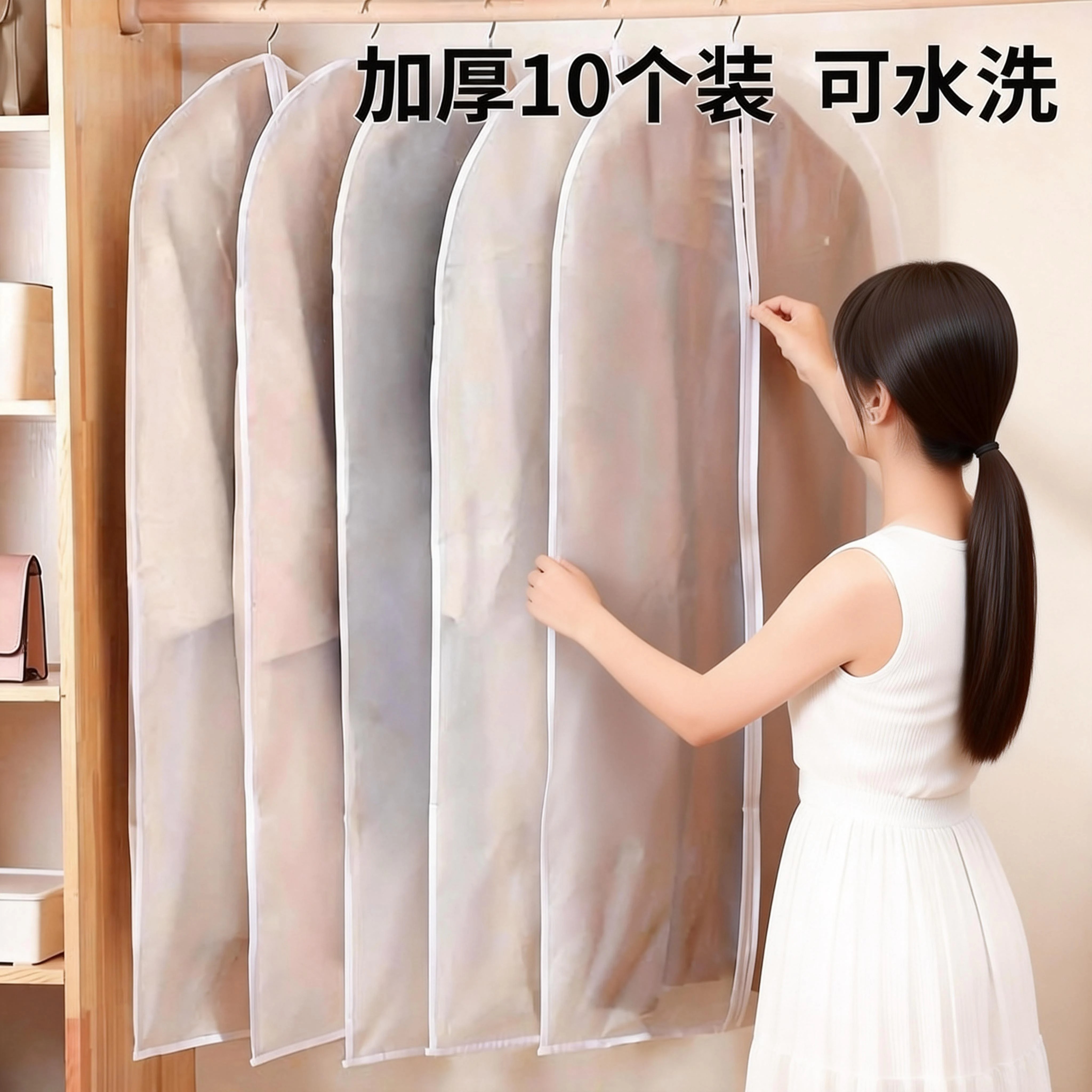 衣服防尘罩挂衣袋衣物防尘袋