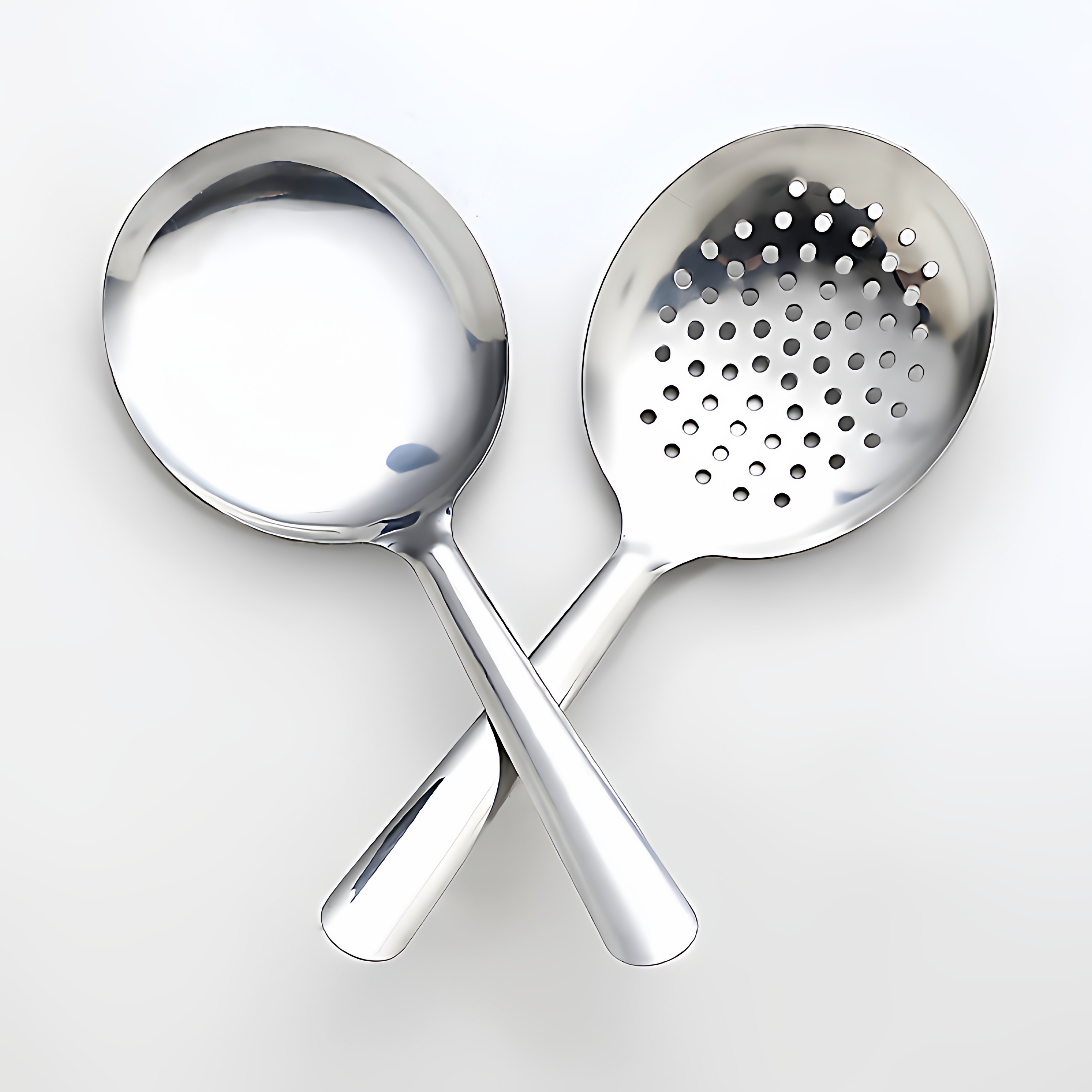 304不锈钢分餐勺子金色大号家用大饭勺汤勺漏勺酒店专用的公用勺