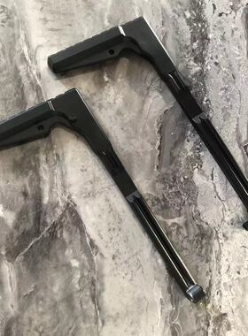 乐辉mp9模型玩具金属加重折叠后拖替换件ak系列竞技改装拖加重拖