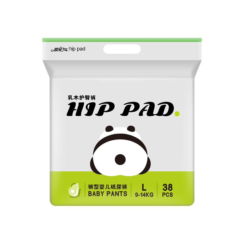 祺安熊猫乳木果油宝宝护臀系列超薄透气婴儿拉拉裤纸尿裤任选