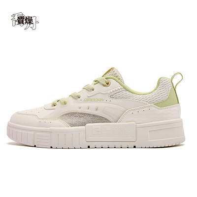 乔丹板鞋女鞋2025夏新款低帮网面透气轻便休闲运动鞋QDL052252526