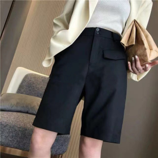 工装 西裤 五分休闲百搭显瘦直筒西装 2014夏季 中裤 女款 裤 8144 新款