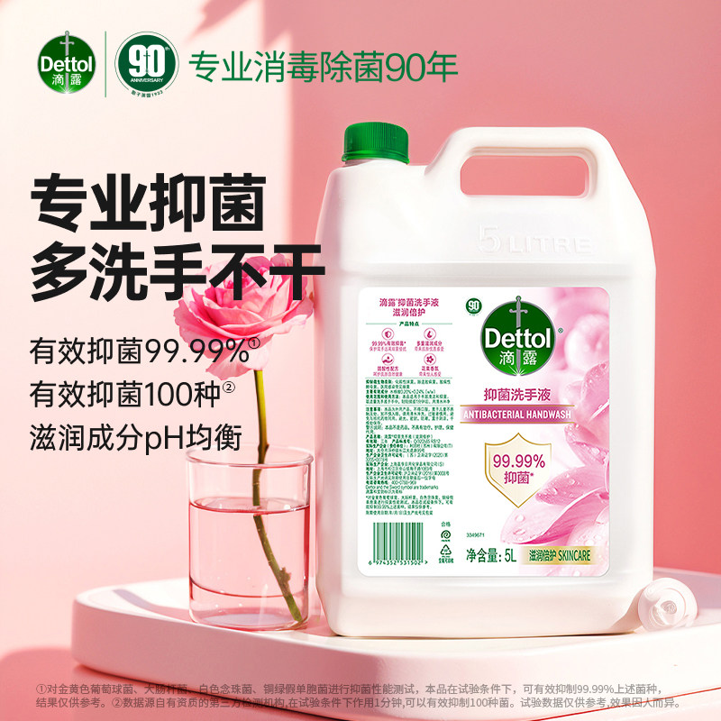 餐厅商场5L酒店抑菌洗手液滴露