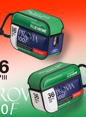 Nocoque胶卷恶搞软包适用于苹果AirPods pro2 保护套2代耳机套3代新款4