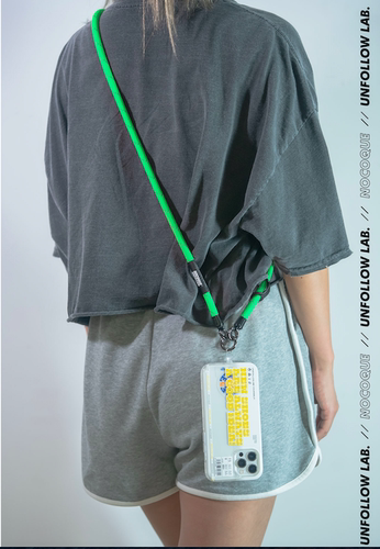 全机种通用日系可斜挎背带手机绳