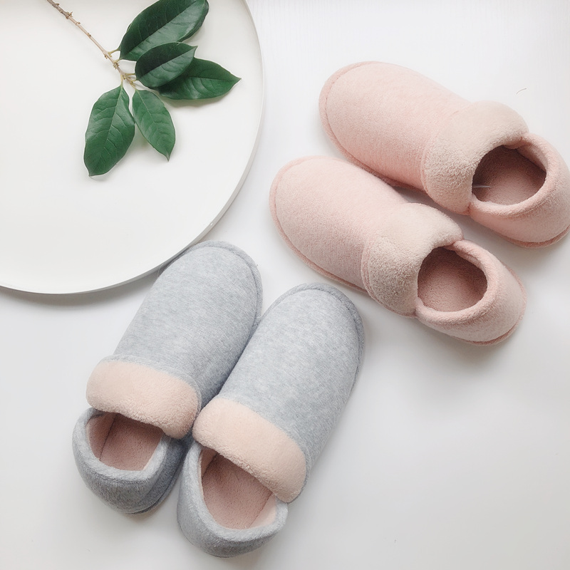 出口棉鞋防滑包跟居家