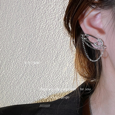ToGetRich/小众链条耳环2021年