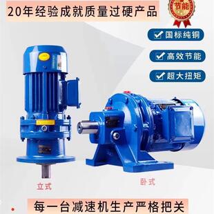 380V銅芯電機減速機 擺線針輪減速機擺線減速機小型減速機立式