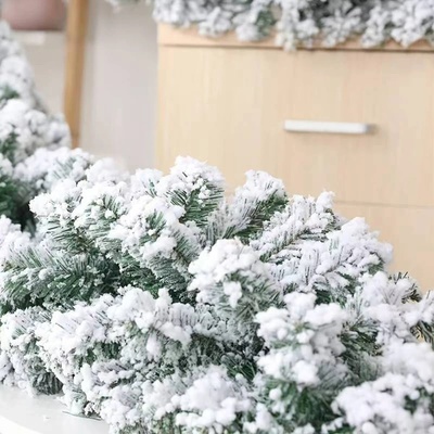 1pc 274cm/107.87inches Snow Flocked Garland, Artificial Sno