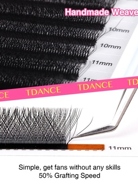 TDANCE 3D 4D 5D 6D Premade Fans Eyelash Extension W Style F