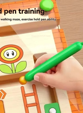 New Children Magnetic Maze Walking Ball Color Classificatio