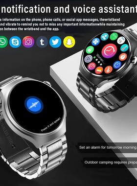 LAXASFIT 2025 New Men's Smart Watch HD Screen Heart Rate Bl