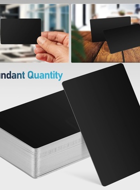 50/100pcs Blank Engraved Custom Visiting Name Cards Laser E