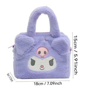 Plush Bag Kawaii Kuromi Cinnamoroll Melody Cartoon Anime Ha