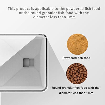 100ML Large Capacity Fish Feeder Mobilephone APP Control Wi