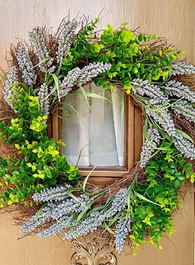 5PCS Artificial Boxwood Farmhouse Greenery Stem Fake Plants