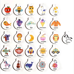 Alphabet Learning Puzzle Toys Matching Letter Game Montesso