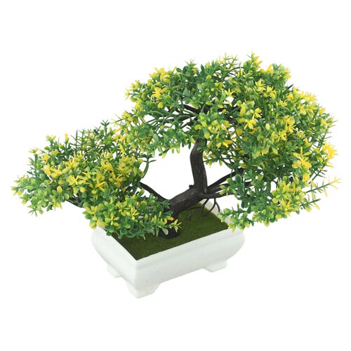 1pc Artificial Plants Bonsai Small Tree Pot Fake Plant Flow