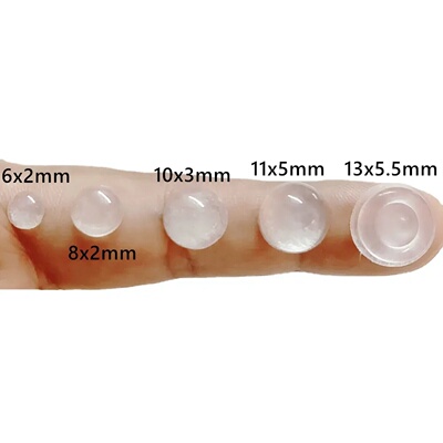 100Pcs Self Adhesive Door Stopper Rubber Damper Buffer Cabi