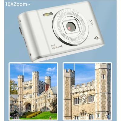 4K Digital Camera Travel Selfie Camara 50 Megapixels HD Zoo