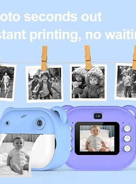 Children Digital Camera Instant Print for Kids Thermal Prin