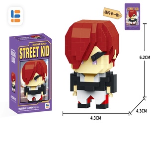 Fighting Game Action Anime Blocks Fighter Building Street