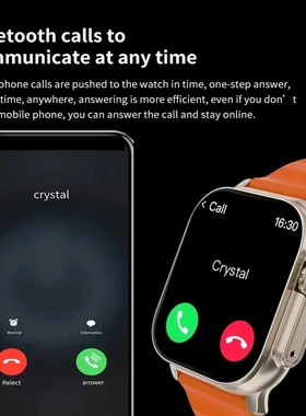 LAXASFIT Smartwatch Bluetooth Talk Smartwatch Message Alert