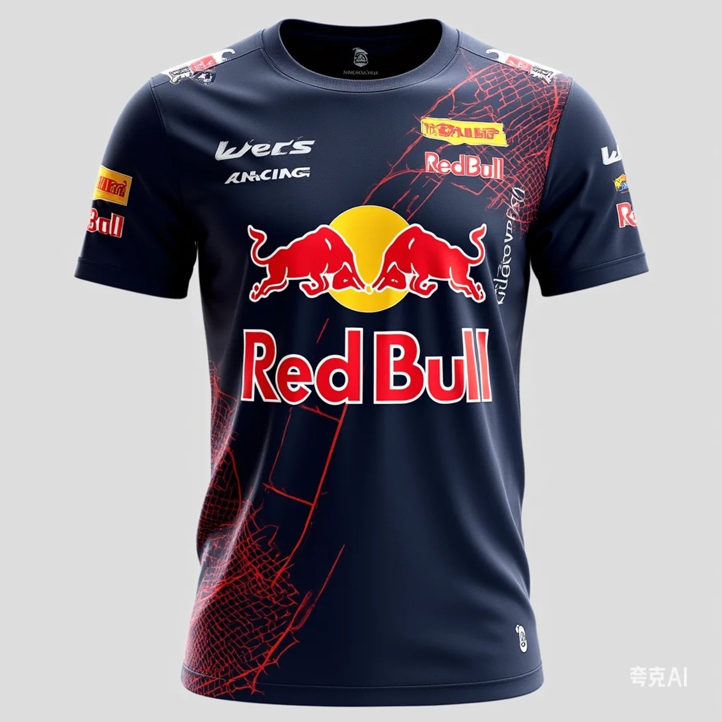 2025 New Red Bull Racing 3D Men's T-shirt F1 Formula Racing
