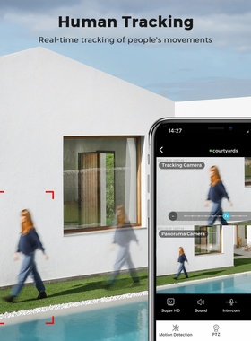 BESDER 15MP Wifi Camera PTZ Outdoor Dual Screen 10X Digital