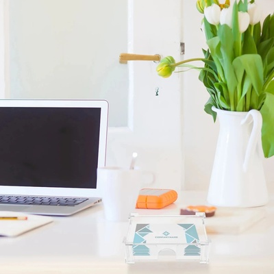 1pc transparent acrylic card collection box, storage box ca