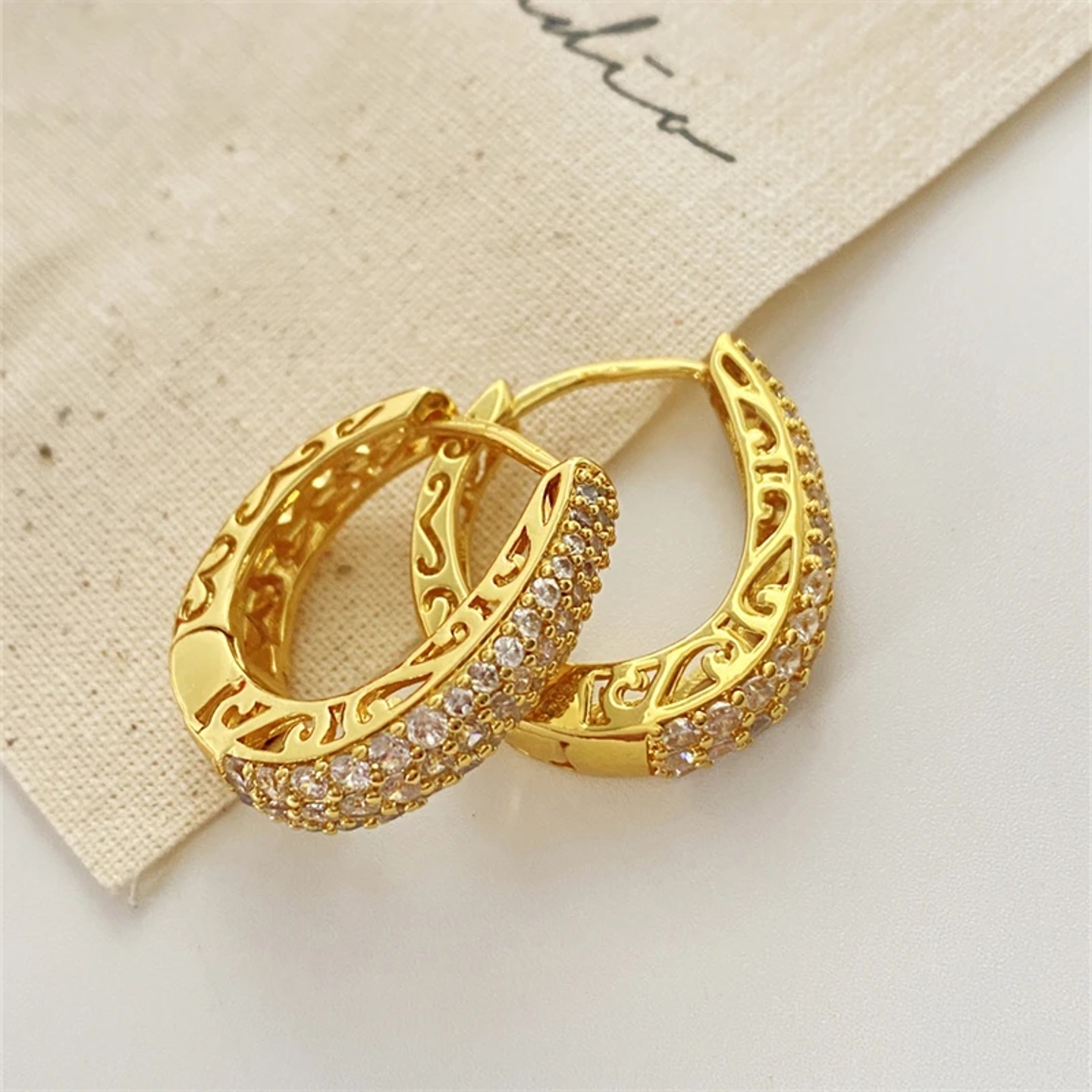 Boho High-end Zircon Decorative Earrings Suitable For Women