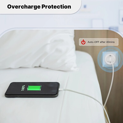 MOES Smart Plug Matter Wi-Fi Socket 16A Smart Timer Outlet