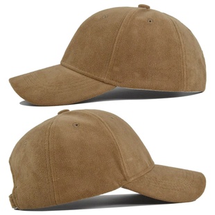 Fashion False Suede Baseball Caps For Men Women Autumn Wint