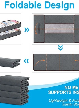 2025 New Under bed Storage Bag For Portable Foldable Quilt