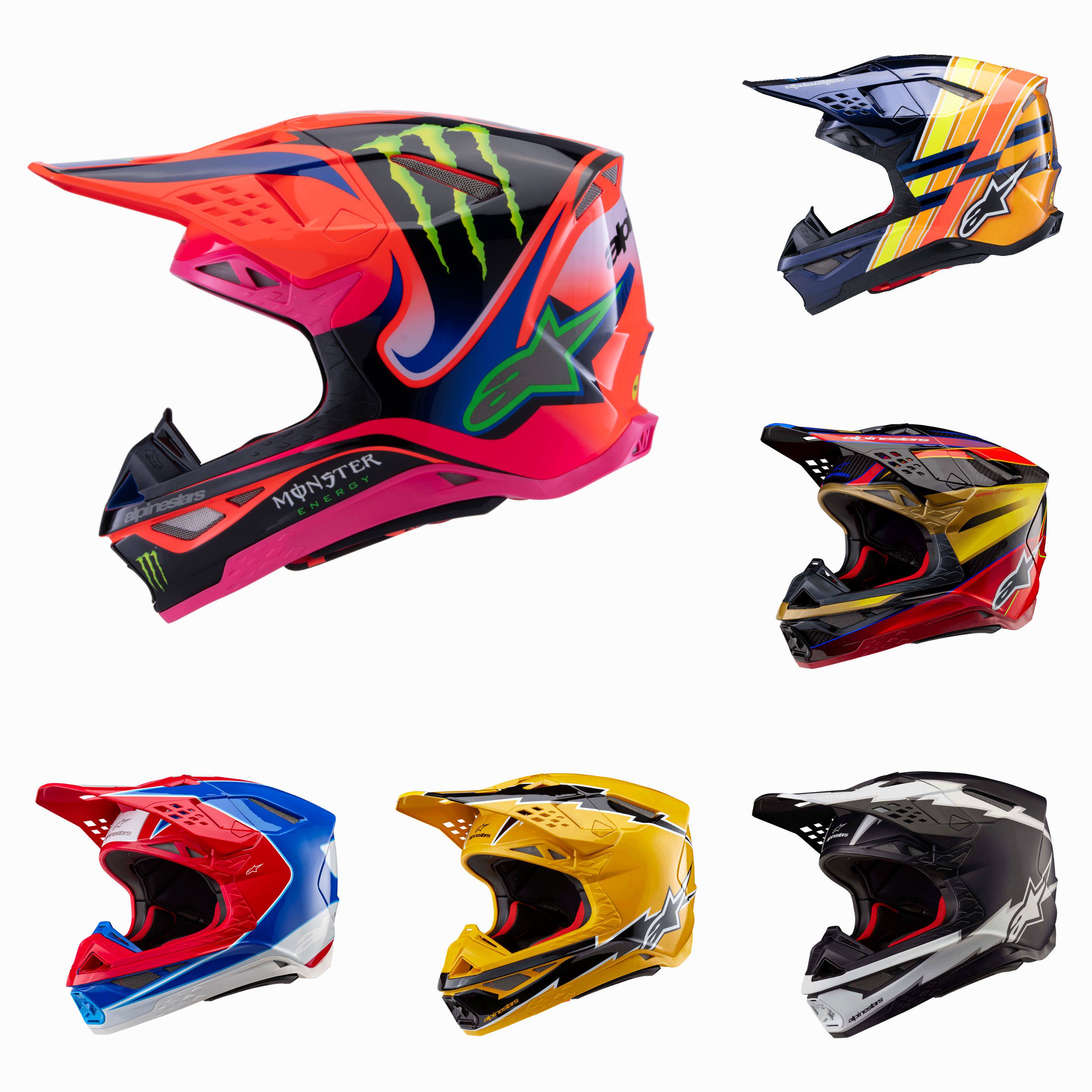 A星ALPINESTARS拉力越野摩托车头盔男女四季赛车机车全盔SM10