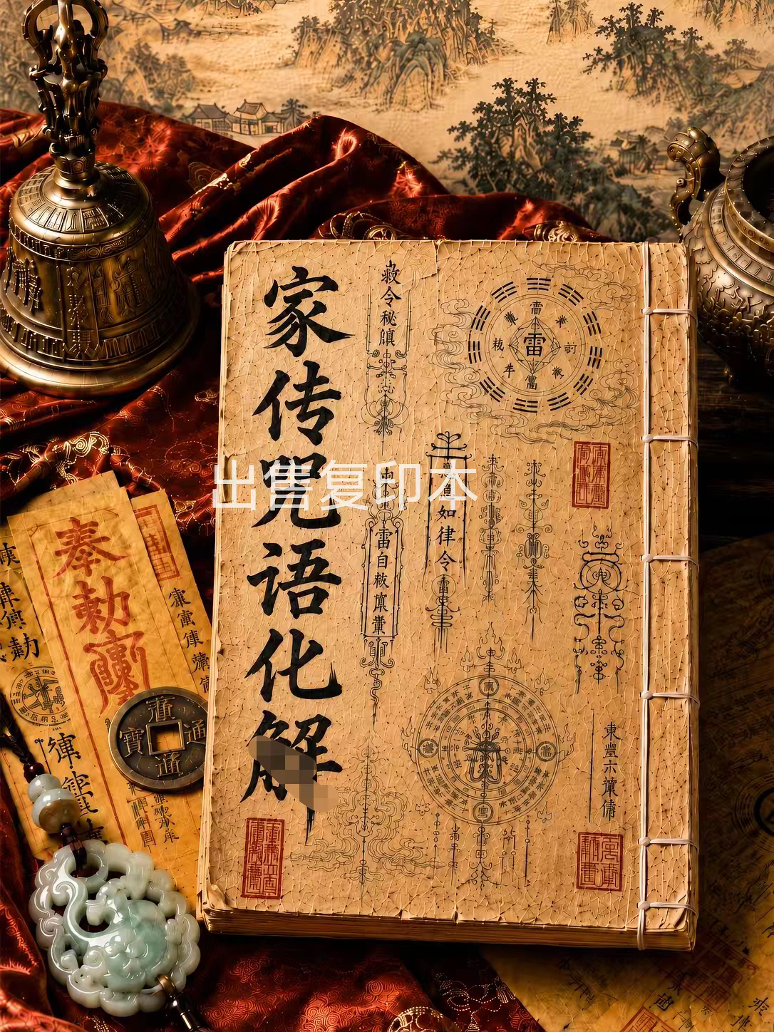 民间绝版古籍《家传粥语化解》出售复印本字帖书练字字帖