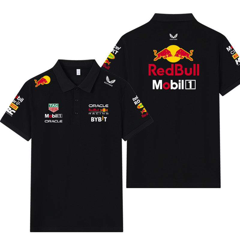2026夏季f1赛车服红牛维斯塔潘车队服短袖T恤POLO衫周边衣服定制图片