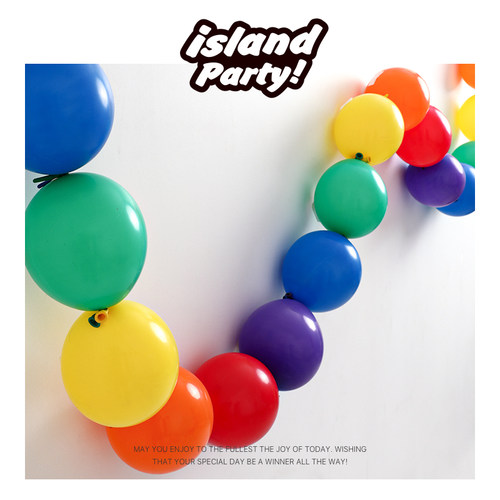 韩国进口尾巴乳胶气球