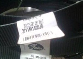 11M1320,2/11M1320JB,3/11M1320JB盖茨GATES Polyflex广角带