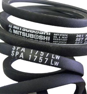 三之星MITSUBOSHI风机皮带窄V带SPA1732LW,SPA1757LW,SPA1782LW