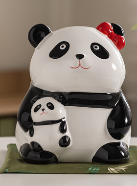 网红熊猫存钱罐2025新款卡通福宝